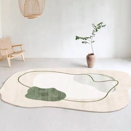 Nordic Style Heterogonal Living Room Rug